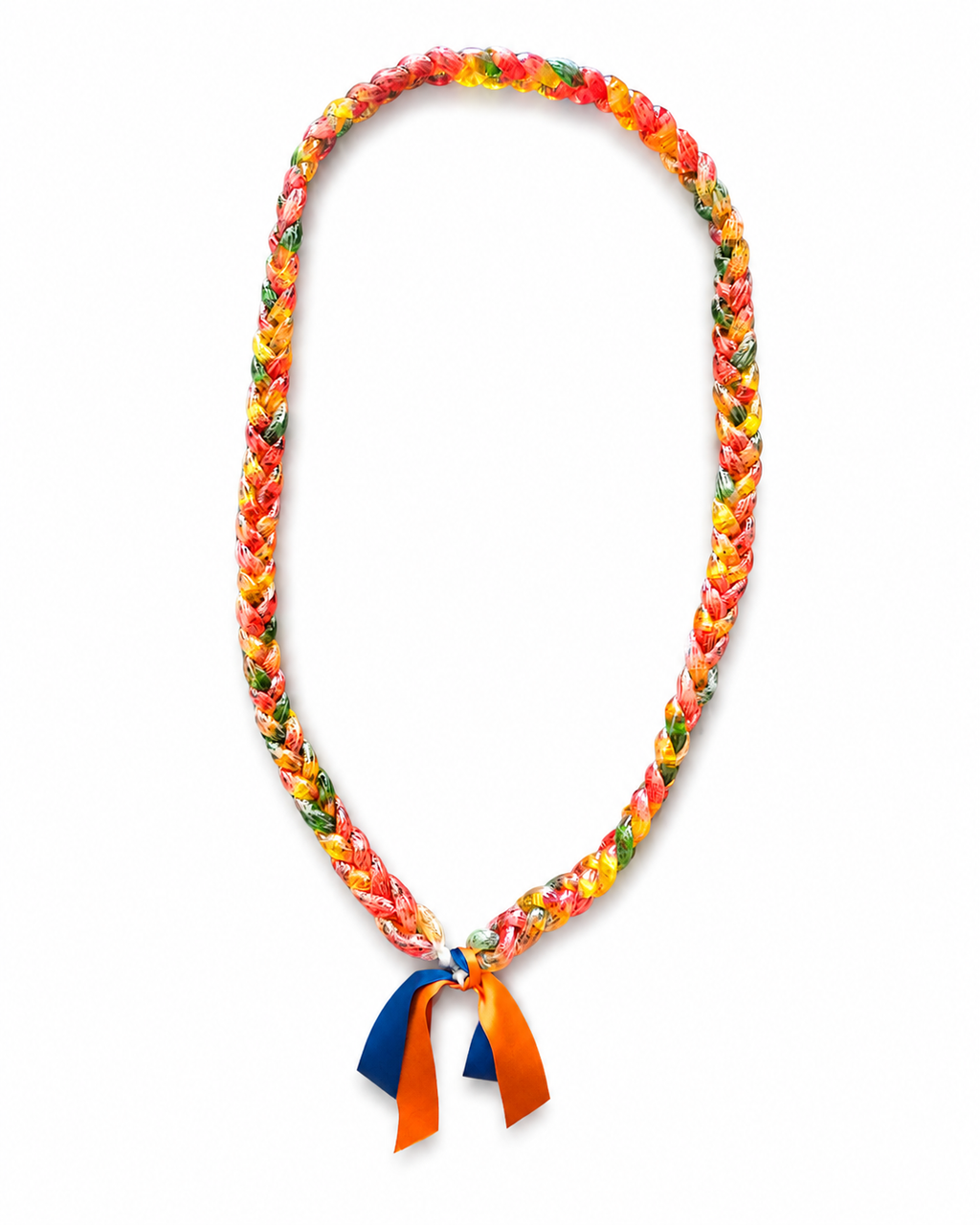 Braided Gummy Worm Lei