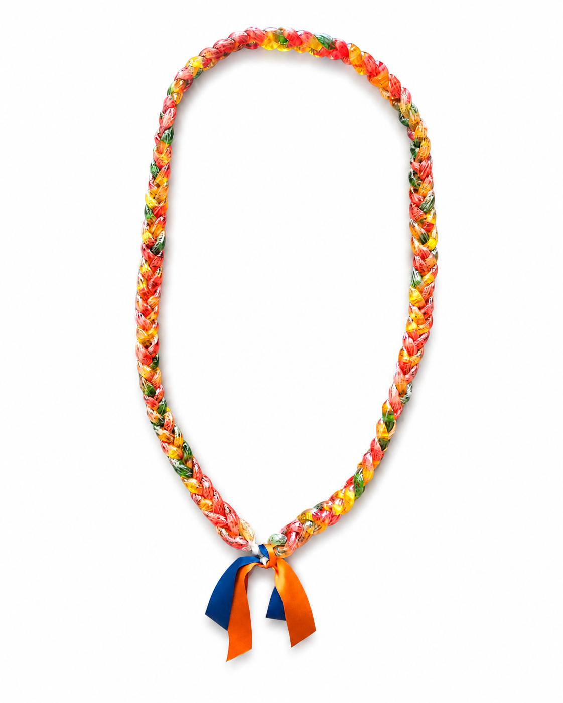 Braided Gummy Worm Lei